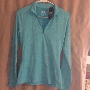 NWT Slazenger golf hydro dry quarter zip l/s shirt